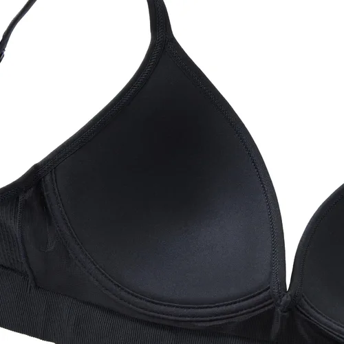 Vista 4 de Hanes Bralette sin costuras sin costuras para mujer, diseño de contorno Originals