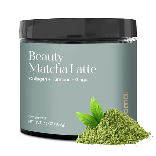 Vista 10 de Polvo de Latte de Matcha Beauty de Kroma, 17g, 7 Porciones – Té verde matcha de grado ceremonial con colágeno para piel radiante y soporte capilar