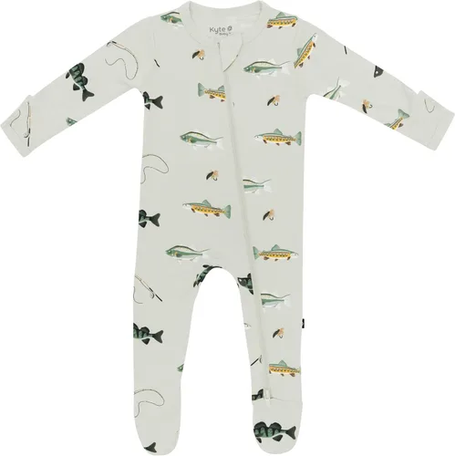 Vista 27 de KYTE BABY Pies unisex con cierre de cremallera, rayón hecho de bambú, 0-24 meses