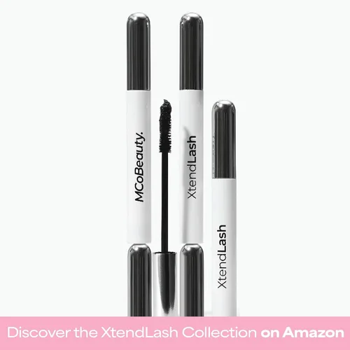 Vista 7 de MCoBeauty XtendLash - Máscara de pestañas de tubos, color negro, alargamiento tubular, volumen y rizo, pestañas de alta definición, resistente al