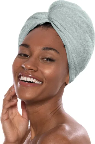 Vista 14 de Mujer viscosa de bambú – toalla de pelo toalla de secado de pelo Wrap por texere, Unitamaño