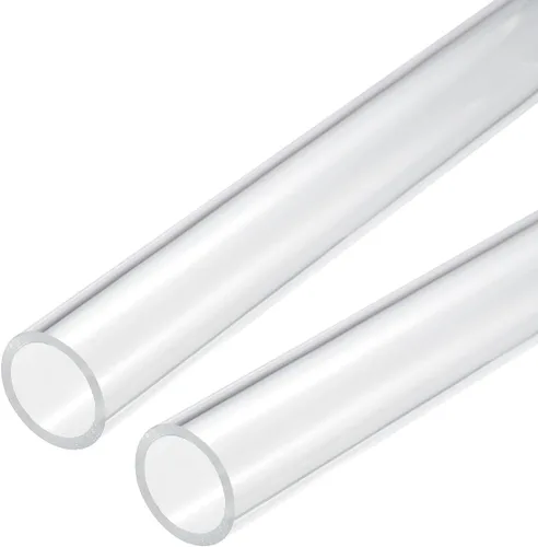 Vista 25 de MECCANIXITY Tubo acrílico transparente rígido redondo tubo 0.157 in (5/32") ID 0.315 in (5/16") OD 10" para lámparas y linternas, sistema