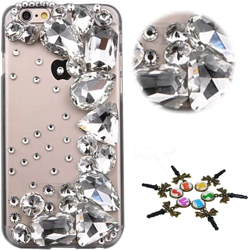 Vista 5 de Bling Case Compatible Huawei Mate SE/Honor 7 - Elegante - 3D Handmade Design Bling Cover Case for Huawei Mate SE/Honor 7X rosado