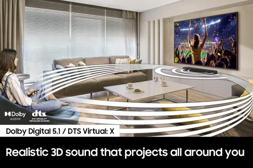 Vista 5 de SAMSUNG Barra de sonido HW-B650 de 3.1 canales con Dolby Audio 2022 (renovada)