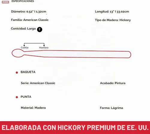 Vista 5 de Vic Firth, palillos para niños