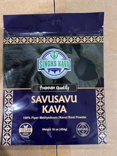 Vista 5 de SINGHS Kava de Fiji Noble de primera calidad - SAVUSAVU KAVA (16 onzas)