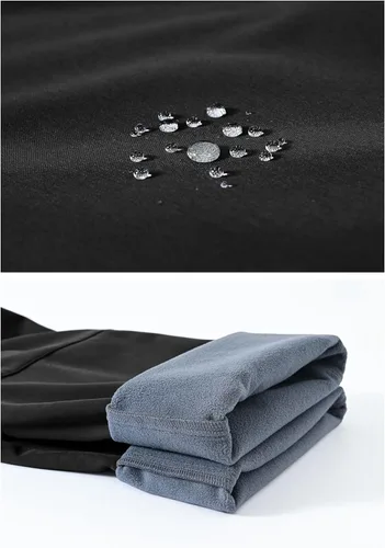 Vista 6 de Rdruko Pantalones de nieve de invierno para hombre, impermeables, aislados, de vellón, para esquí, snowboard