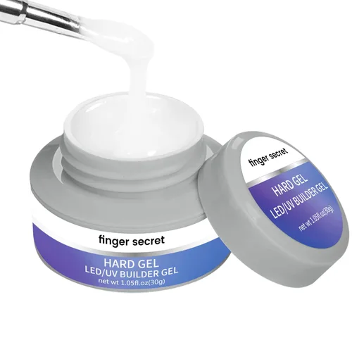 Vista 18 de Gel constructor de gel duro para uñas de larga duración fuerte mano desnuda 3D escultura para extensión de uñas 4oz