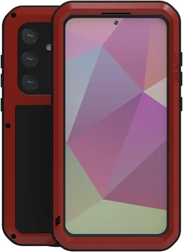 Vista 9 de LOVE MEI Funda compatible con Samsung Galaxy S24 Plus, resistente al agua, para exteriores, militar, resistente, a prueba de golpes, polvo y Negro