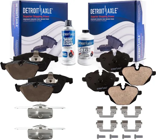 Vista 100 de Detroit Axle - Pastillas de freno para Avalanche Express Suburban Savana Yukon XL 1500 Chevy Tahoe GMC Cadillac Escalade, Pastillas de freno