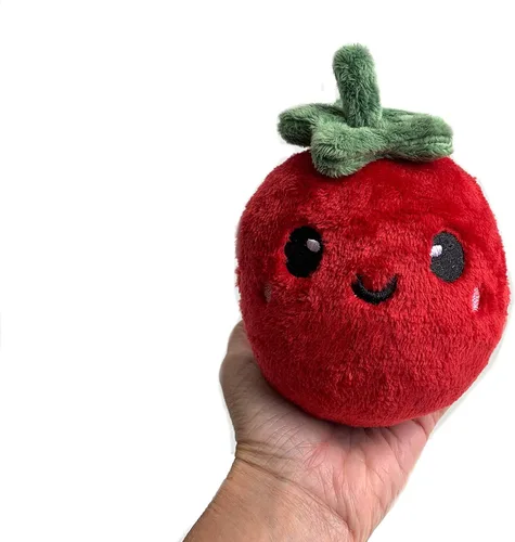 Vista 2 de Juguete de peluche de tomate Kawaii Jardinero Vegetal Jardín Regalo Heirloom