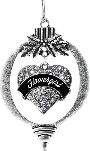 Vista 74 de Inspired Silver - Adorno con dije de hermana gemela - Adornos navideños de plata con circonitas cúbicas