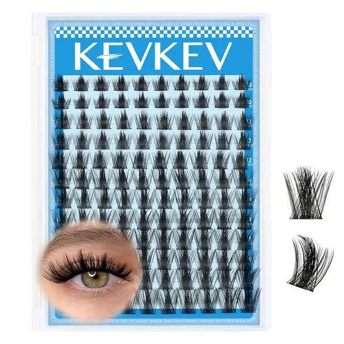 Vista 16 de KevKev Pegamento de racimo de pestañas, pegamento de pestañas para pestañas para racimos de pestañas, impermeable, fuerte sujeción durante 72 horas
