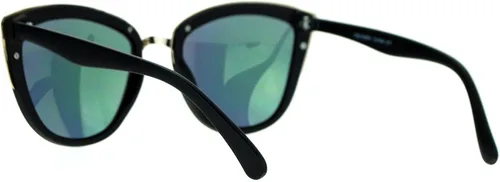 Vista 5 de SA106 gafas de sol de ojo de gato de gran tamaño espejo espejo de color para mujer