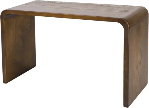Vista 6 de COZYMATIC Carlisha - Mesa auxiliar en forma de C para sofá, mesa auxiliar, marco de madera maciza para sala de estar, mesa auxiliar para dormitorio