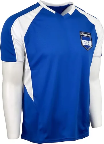 Vista 4 de Just 4 Kicks - Camiseta de fútbol de Honduras para hombre