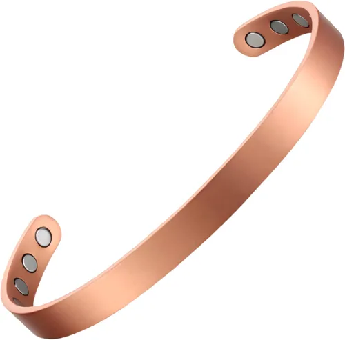Vista 11 de Minimalist Design Magnetic Field Cuff Bracelets for Men & Women - Ultra Strength - Adjustable