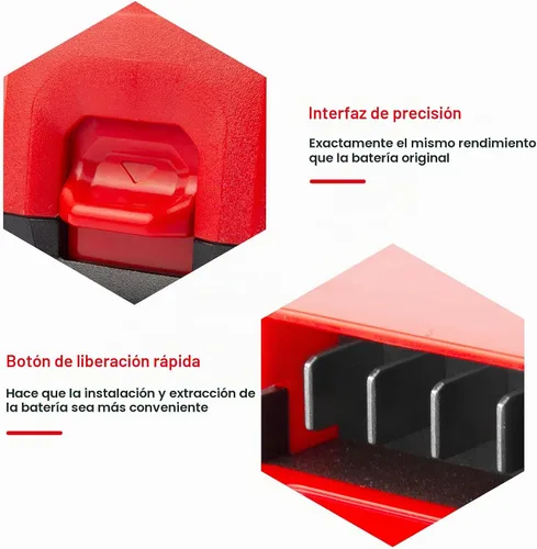 Vista 4 de Futurebatt - Paquete de 1 batería PC18B de alto rendimiento de 6000 mAh 18 V para cable Porter de 18 voltios, PC18B PC18BL PCC489N PC18BLEX solo se