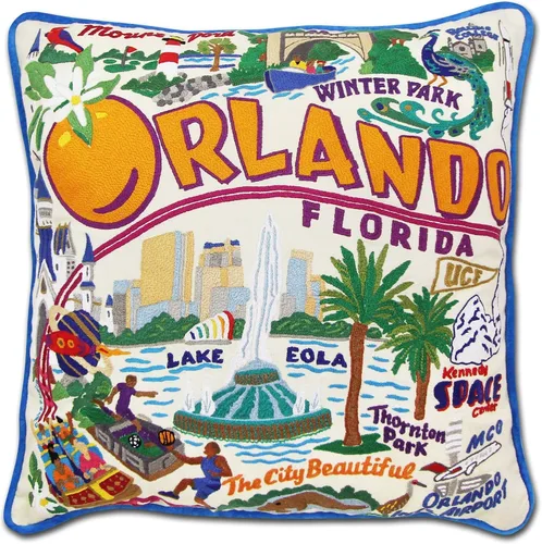 Vista 80 de Catstudio Portland (Oregon) - Almohada decorativa bordada