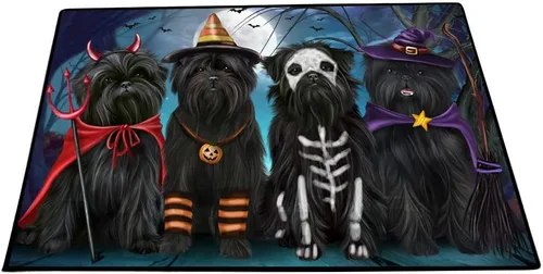 Vista 23 de Doggie of the Day Affenpinscher Dogs Floor Mat - 4th of July Independence Day - Best Dog Doormat - Protector Decor - Unique Portrait Art - Premium