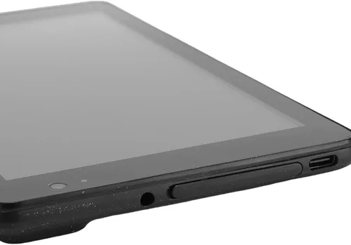Vista 6 de PUSOKEI Juguetes de tableta de 7 pulgadas, tableta de educación de 2 cámaras frente al software instalado para el hogar (azul)
