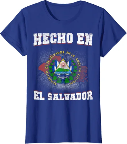 Vista 10 de Camisa de la bandera de El Salvador hecha en El Salvador