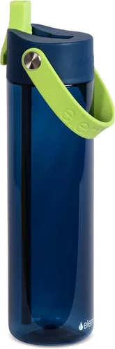 Vista 31 de Elemental Botella de agua Splash con pajilla, botella de agua reutilizable de plástico Tritan sin BPA con correa, ideal para viajes, gimnasio