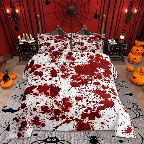 Vista 49 de Castle Fairy Juego de edredón con diseño de gato lindo para niños, tamaño twin, juego de ropa de cama con hojas de flores, luna, noche y cielo