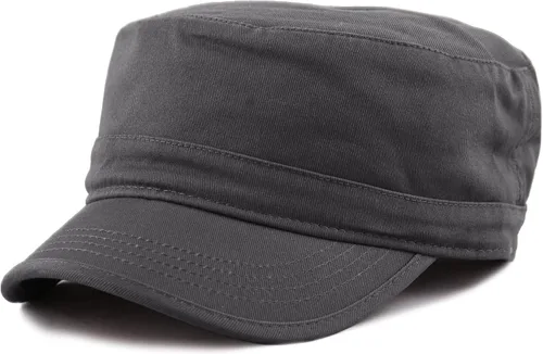 Vista 36 de The Hat Depot Cadet Military Army - Gorra de béisbol de algodón lavado con teñido anudado y algodón lavado básico y desgastado, gorra de algodón