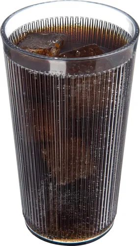 Vista 3 de Carlisle FoodService Products Crystalon Stack-All Vaso apilable de plástico con textura acanalada para restaurantes, catering, cocinas, plástico