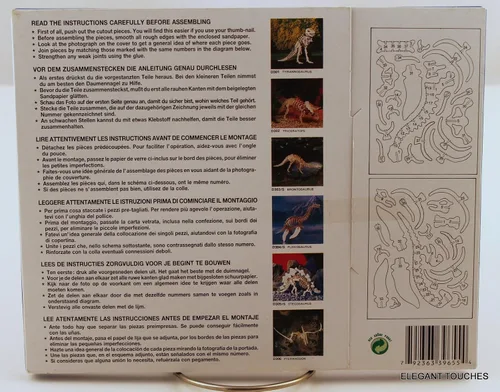 Vista 2 de Dinosaurio, kit modelo Plesiosaurus, madera, balsa NIB