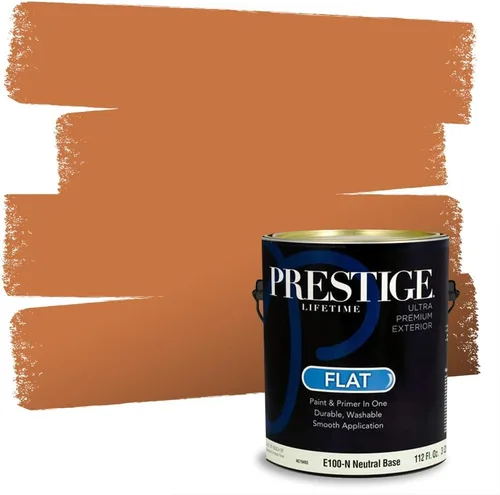 Vista 12 de PRESTIGE Pintura exterior e imprimación en uno, bronceado Aberdeen, plano, 1 galón