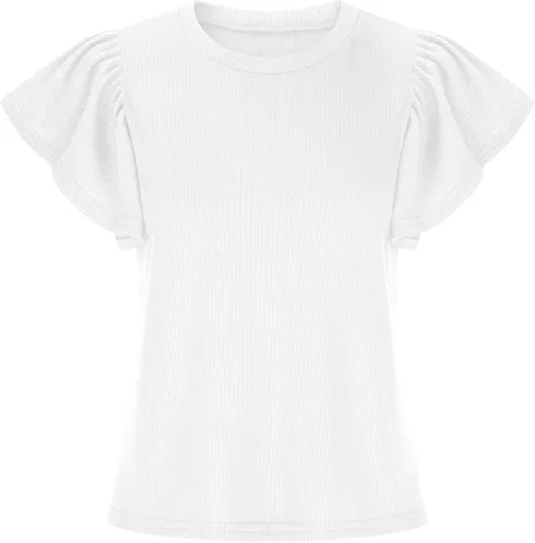 Vista 4 de Shirts for Women Dressy Casual 2023 Tshirts Holiday Vacation Beach Cute Tops Travel Tops Short Sleeve Blouses