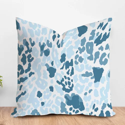 Vista 50 de ArogGeld Funda de almohada para sofá, guepardo y leopardo, estampado de leopardo, funda de cojín decorativa de granja para sala de estar