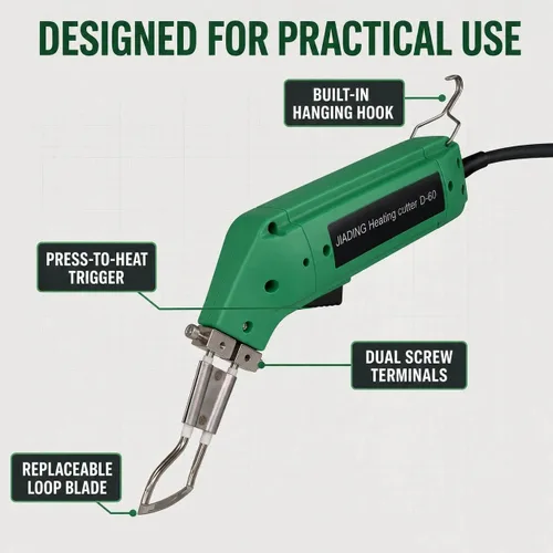 Vista 10 de Sellador térmico eléctrico del cortador de la cuerda de nylon del cuchillo