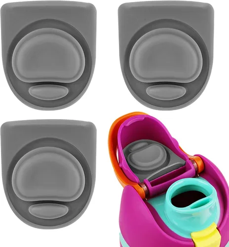 Vista 11 de 3 tapones de repuesto compatibles con Owala FreeSip de 24 onzas, 32 onzas Rosa