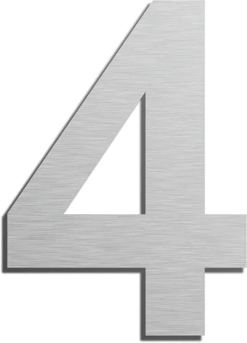Vista 33 de Números de casa autoadhesivos – Números de puerta de acero inoxidable de 6 pulgadas para exteriores – Número de casa grande y moderno, número