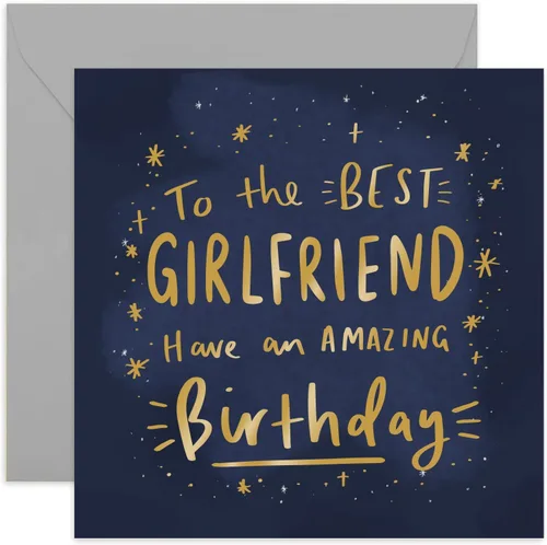 Vista 7 de Old English Co. - Tarjeta de felicitación de cumpleaños increíble para el mejor hermano, tarjeta de felicitación masculina de estrellas cósmicas