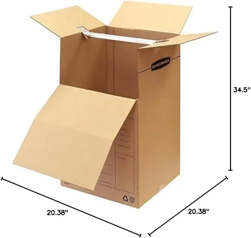 Vista 5 de Bankers Box - Caja corta para armario (3 unidades, 20 x 20 x 34 pulgadas) (7710902)
