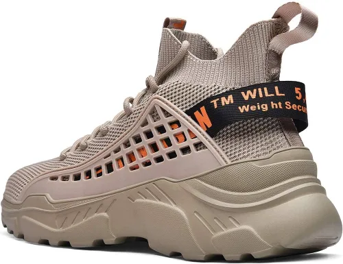 Vista 6 de SANNAX Mens Walking Shoes Workout Tennis Sneakers Non Slip Fashion Sports Shoe Lightweight Casual Breathable
