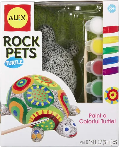 Vista 2 de Alex Craft Rock Pets Fox Actividad de arte y manualidades para niños