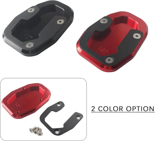Vista 2 de Soporte lateral antideslizante para ampliar almohadilla para DUCATI DESERT X 2022-2023, color negro