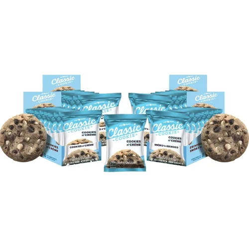Vista 7 de Galletas de brownie Classic Cookie suavemente horneadas en forma redonda, 2 cajas, 16 galletas envueltas individualmente