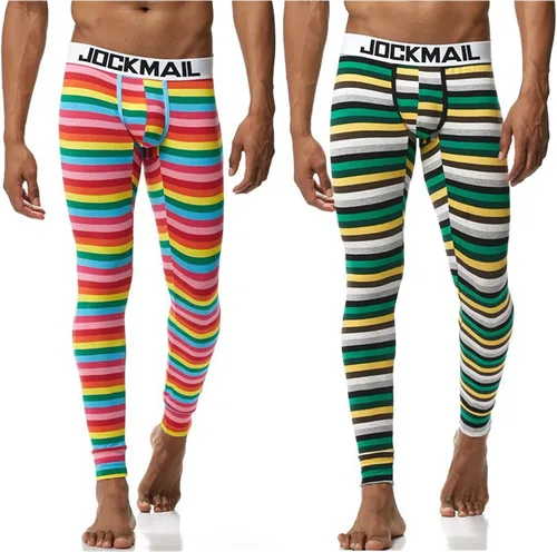 Vista 19 de JOCKMAIL Ropa interior térmica para hombre Pantalones Ropa interior de algodón para hombre Polainas térmicas Capa base Bottoms