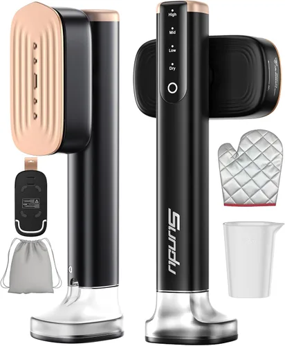 Vista 9 de Sundu Vaporizador portátil 2 en 1 para ropa Negro