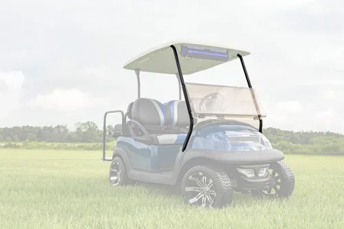 Vista 2 de Performance Plus Carts Club Car Precedent - Soporte de techo delantero para carrito de golf Compatible con modelos 2004-2021