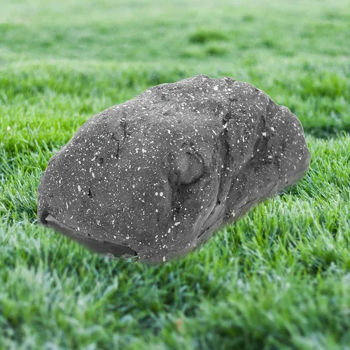 Vista 5 de Outdoor Simulated Stone Key Hider Box with Faux Rock Appearance Hidden Yard Key Holder for Garden and Exterior Use Weather-resistant