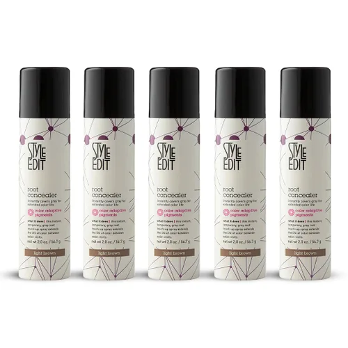 Vista 32 de Style Edit - Corrector de raíces, cubre instantáneamente canas y raíces, calidad de salón de belleza profesional