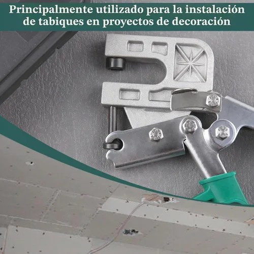 Vista 5 de Engarzadora de metal de 10 pulgadas con bloqueo de perforación, alicates para paneles de yeso, herramienta de mano para la mayoría de proyectos