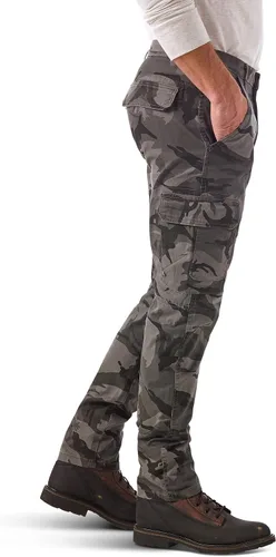 Vista 3 de Wrangler Authentics Pantalón cargo cónico regular para hombre